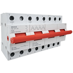 AC 4P 3-Phase Manual Changeover Switch 63A
