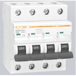AC 4P Mini Circuit Breaker 25A