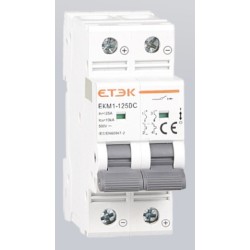 DC 2P Mini Circuit Breaker 125A