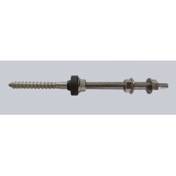 Hanger Bolt Kit M10 x 200mmL for Wood Purlin